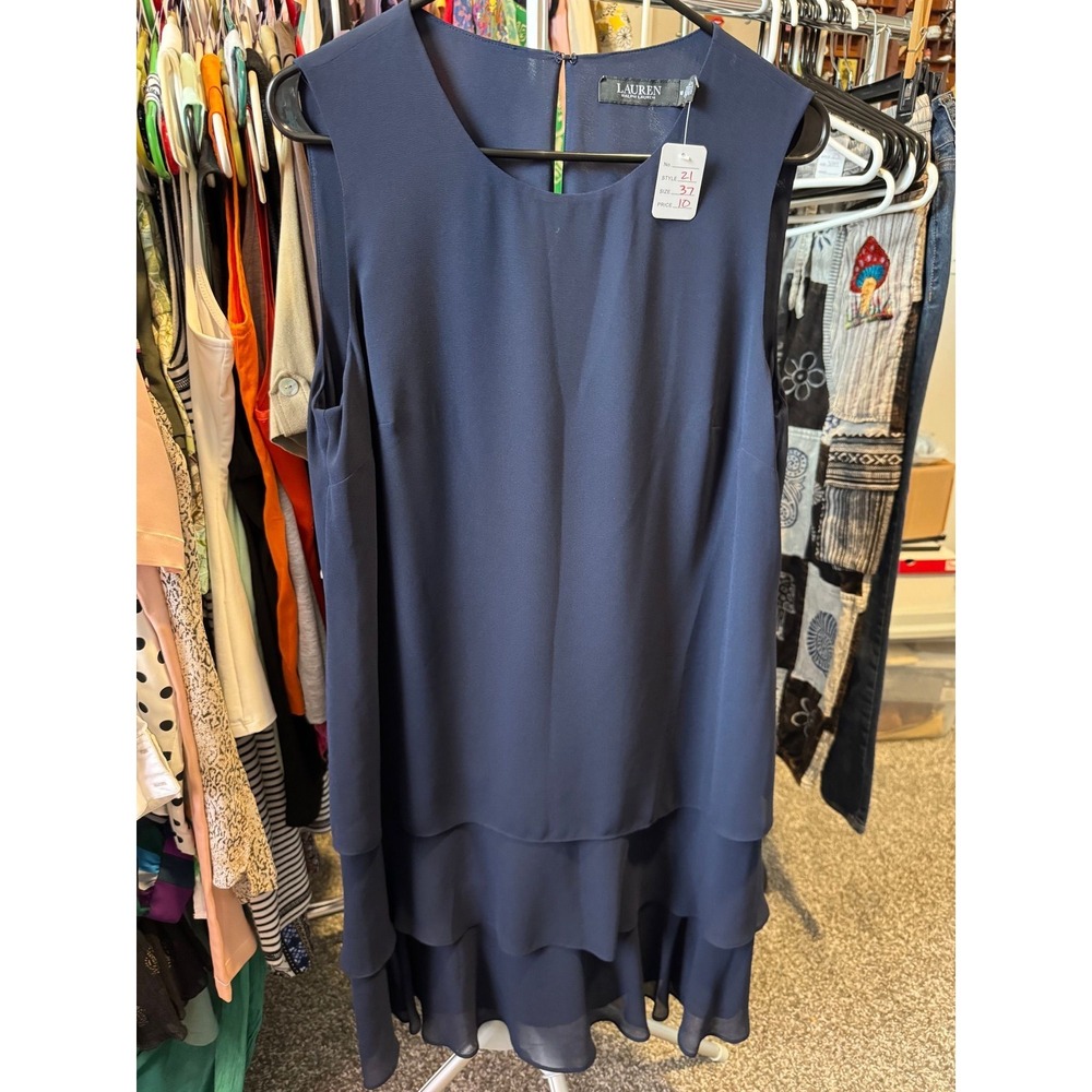 041 Blue Ralph Lauren Dress - 10